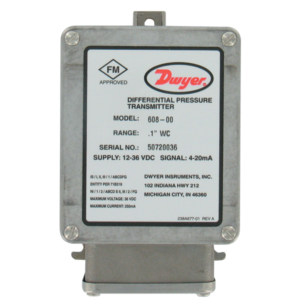 608系列 本安型差壓傳送器