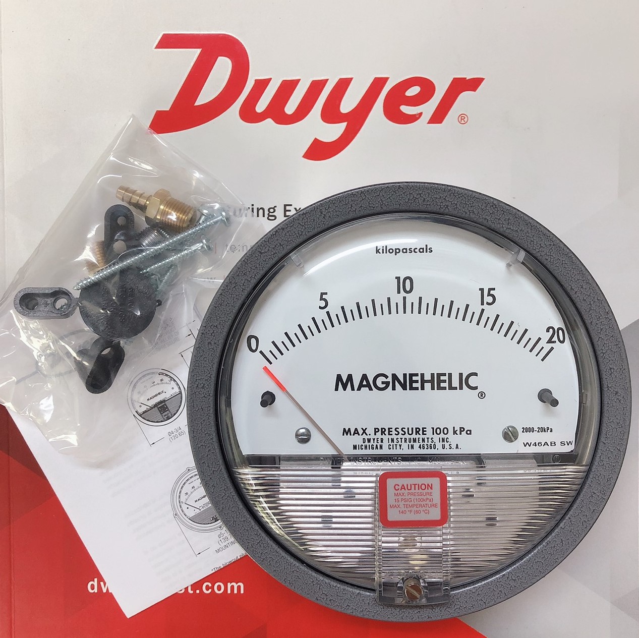 差壓錶 2000-20KPA