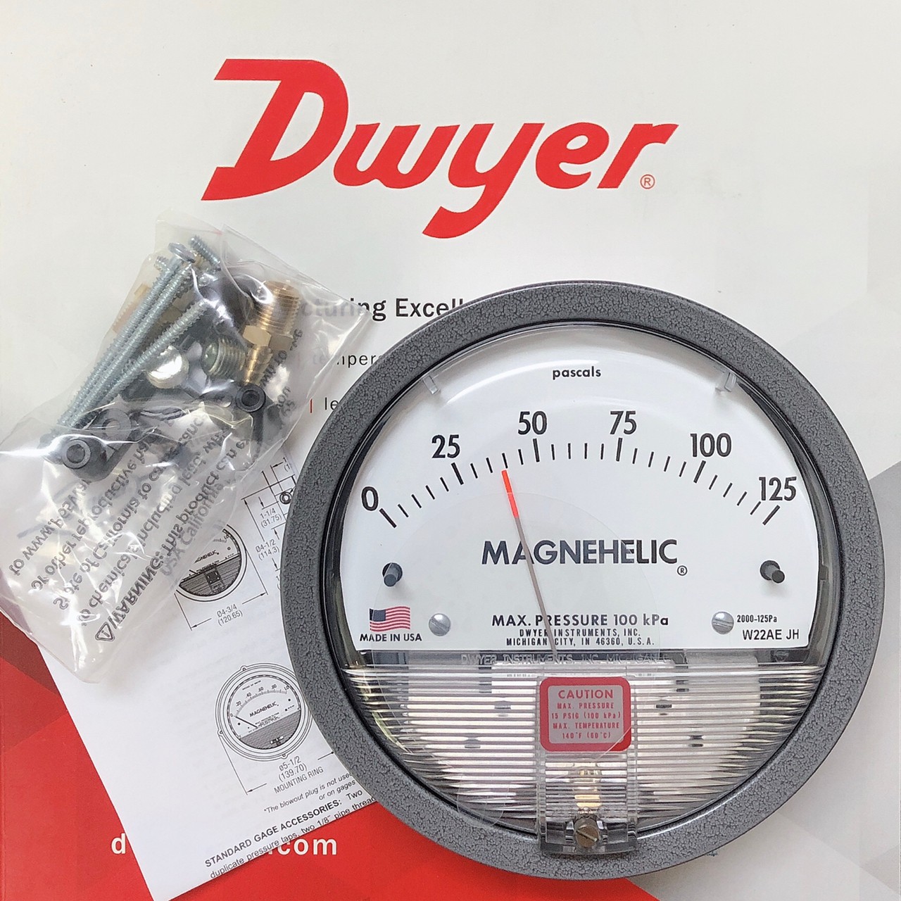 差壓錶 2000-125PA