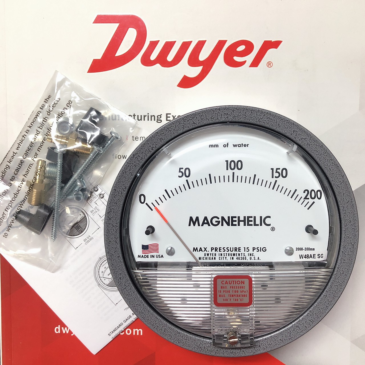 差壓錶 2000-200MM