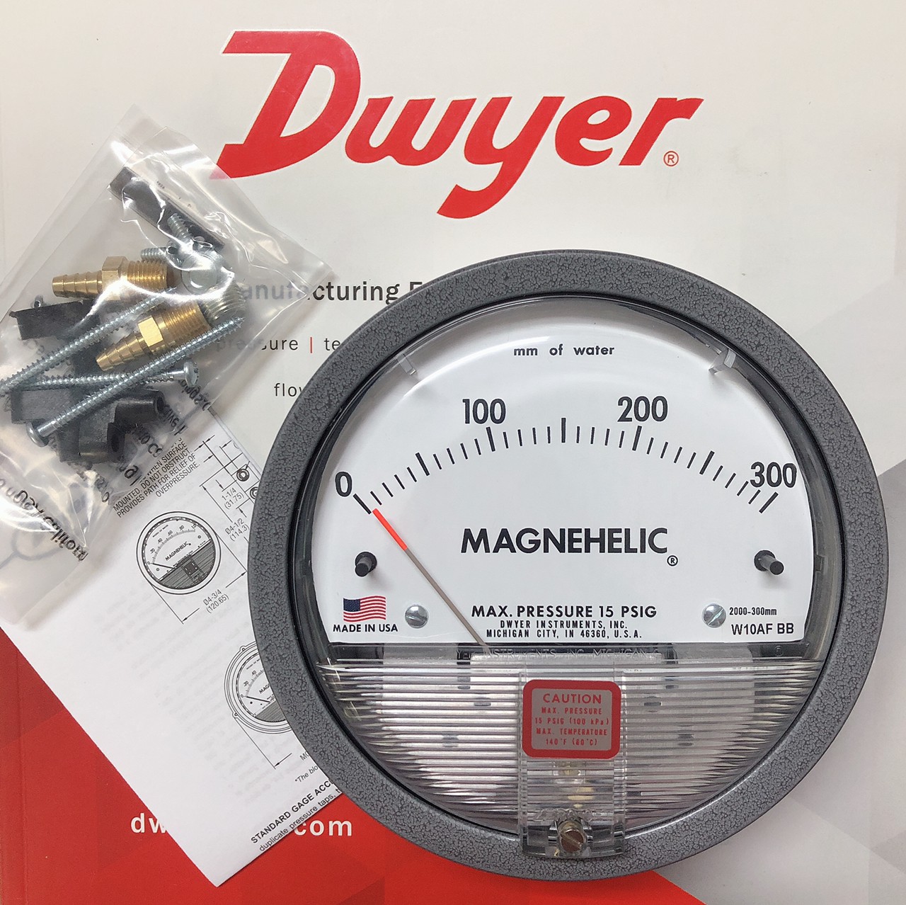 差壓錶 2000-300MM