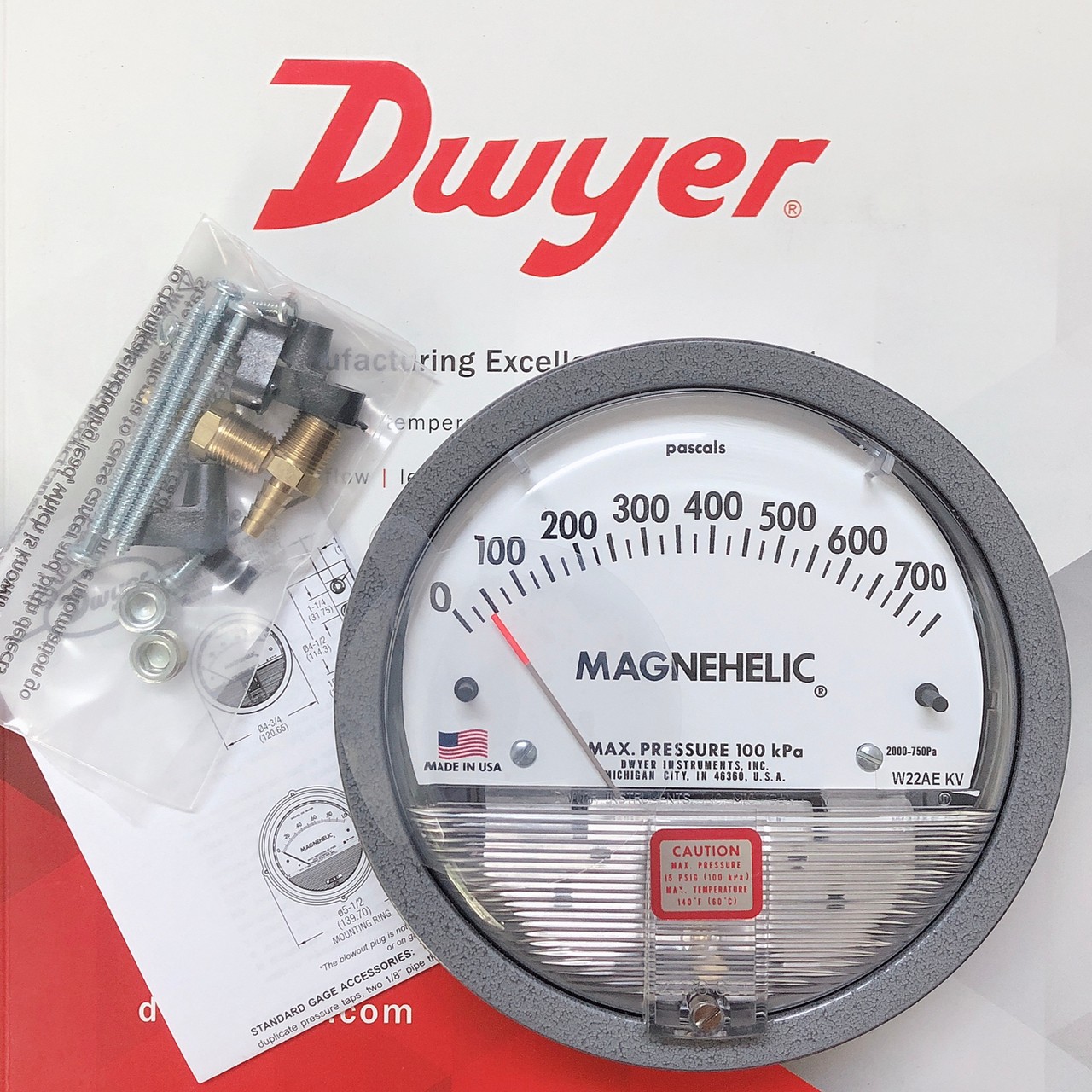 差壓錶 2000-750PA