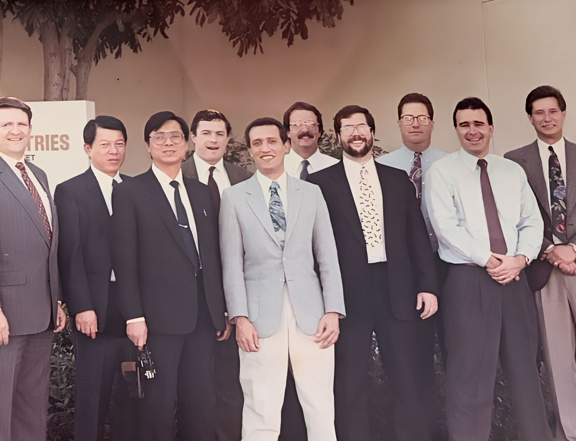貝鑫科技 1978年與原廠合照